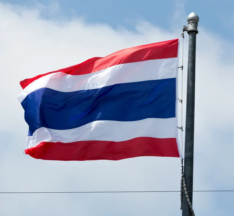 low-angle-view-flag-against-sky