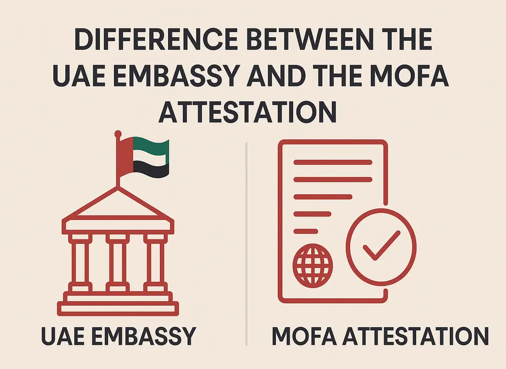 What Is the Difference Between the UAE Embassy and the MOFA Attestation?