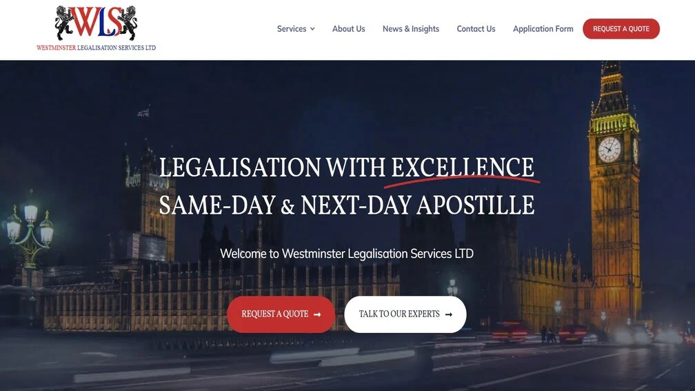 Westminster Legalisation