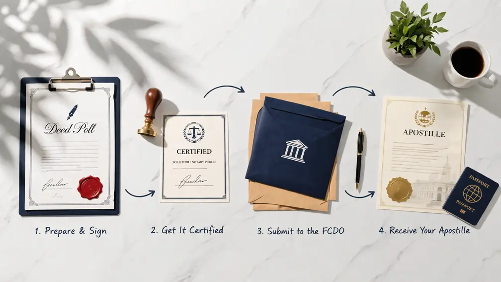 How to Get an Apostille Certificate for a Deed Poll in the UK?
