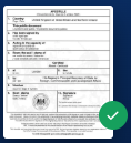 UK FCDO apostille (Hague Convention 1961) attached to a document