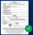 UK FCDO apostille (Hague Convention 1961) attached to a document